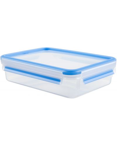 Kutija za hranu Tefal - Clip & Close, K3021812, 800 ml, plava - 1