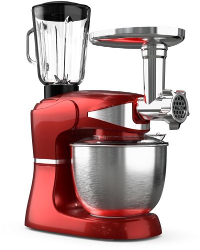 Kuhinjski robotTesla - KR600RA, 1000W, 6 brzina, crveno/srebrni - 3