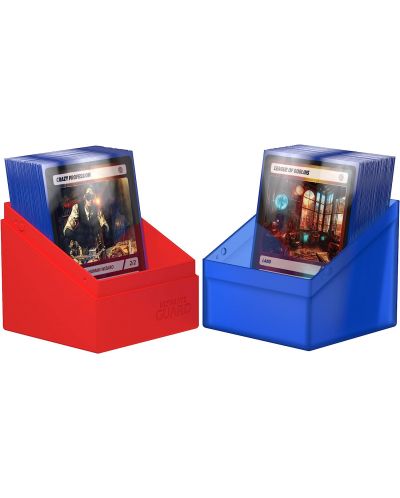 Kutija za kartice Ultimate Guard Boulder Deck Case Synergy - Plava/Crvena (100+ kom.) - 4