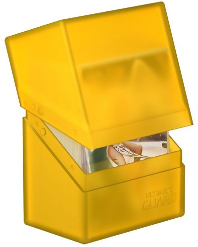 Kutija za kartice Ultimate Guard Boulder Deck Case - Standard Size, žuta (80 kom.) - 2