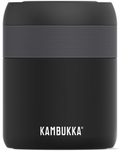 Kutija za hranu i piće Kambukka - Bora, 600 ml, crni mat - 1