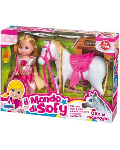 Lutka RS Toys – Sofie, s konjićem, asortiman - 1