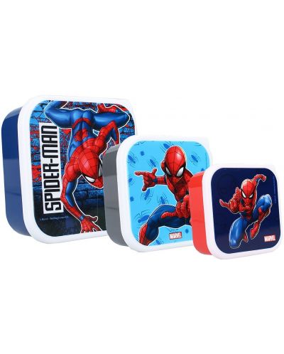 Kutija za hranu 3 u 1 Vadobag Spider-Man - Let's Eat! - 1