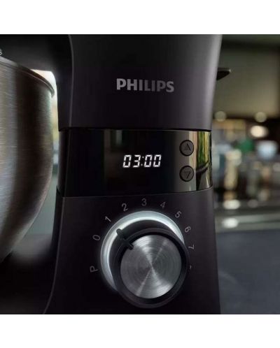 Kuhinjski robot Philips - HR7962/21, 1000W, 8 stupnjeva, 5,5 l, crni - 5