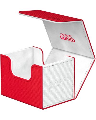 Kutija za kartice Ultimate Guard Sidewinder XenoSkin SYNERGY Red/White (100+ brojeva) - 2