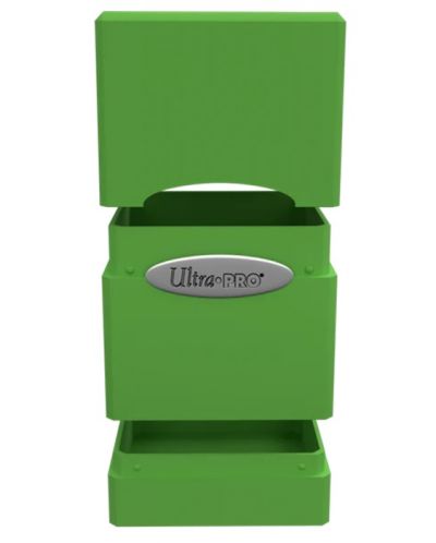 Kutija za kartice Ultra Pro Satin Tower - Lime Green (100+ kom.) - 3