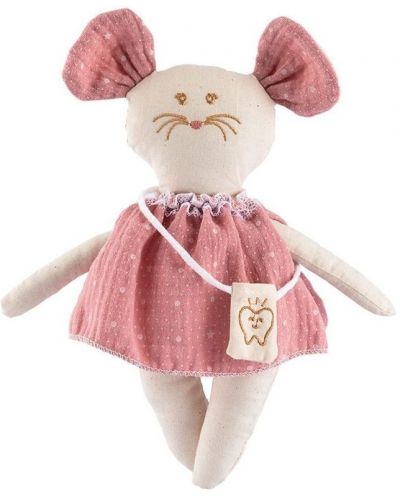 Krpena lutka Asi Dolls - Mali miš Missy, s torbom za zub, 22 cm - 1