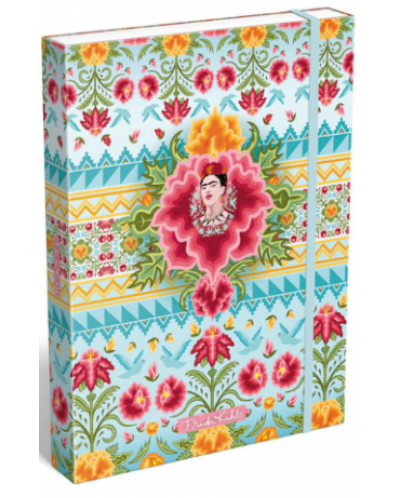 Kutija s elastičnom trakom Lizzy Card - Frida Cahlo cielo azul - 1