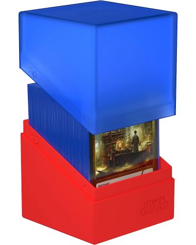 Kutija za kartice Ultimate Guard Boulder Deck Case Synergy - Plava/Crvena (100+ kom.) - 3