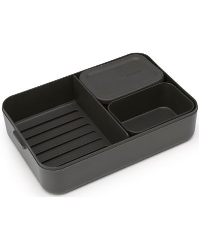 Kutija za hranu Brabantia - Make & Take, 2 L, tamnosiva - 3