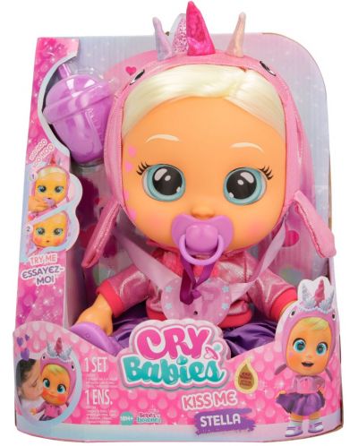 Lutka sa suzama za poljupce IMC Toys Cry Babies - Kiss me Stella - 8