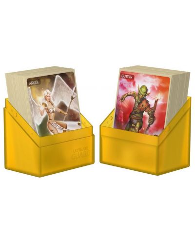Kutija za kartice Ultimate Guard Boulder Deck Case - Standard Size, žuta (80 kom.) - 4