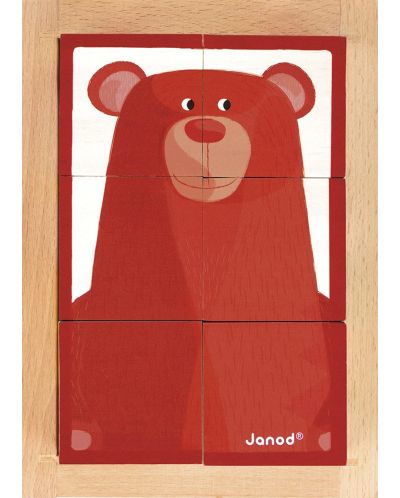 Kocke u drvenoj kutiji Janod – Gorske životinje - 3