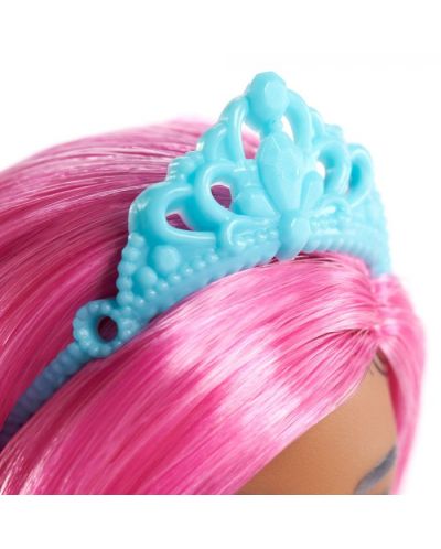 Lutka Barbie Dreamtopia - Barbie vila iz bajke s krilima, s ružičastom kosom - 3