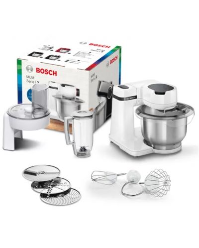 Kuhinjski robot Bosch - MUMS2EW20, 700 W, 4 stupnja, 3,8 l, bijeli - 2