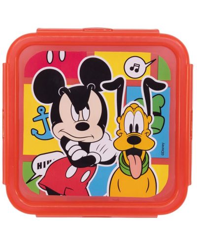 Četvrtasta kutija za hranu Stor - Mickey Mouse, 500 ml - 2