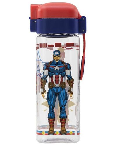 Četvrtasta boca za vodu Stor - Avengers, 550 ml - 1