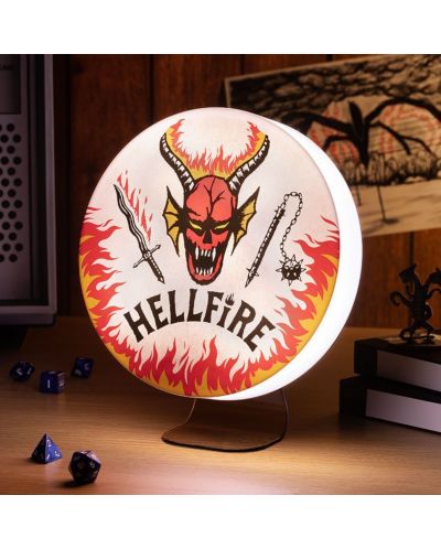 Svjetiljka Paladone Television: Stranger Things - Hellfire Club Logo - 7