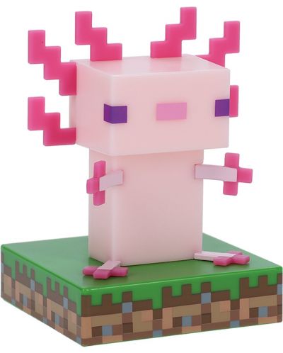 Svjetiljka Paladone Games: Minecraft - Axolotl Icon - 2