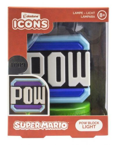 Svjetlo Paladone Games: Super Mario Bros. - POW Block - 2