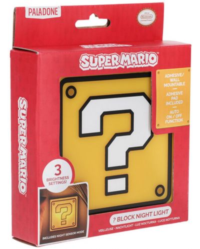Svjetiljka Paladone Games: Super Mario Bros. - Question - 5