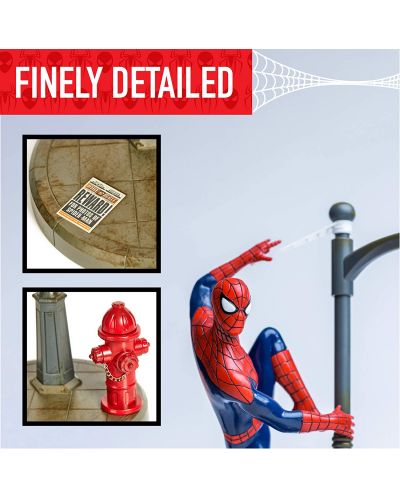 Svjetiljka Paladone Marvel: Spider-Man - Spidey on Lamp, 33 cm - 4