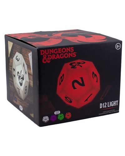 Svjetlo Paladone Games: Dungeons & Dragons - D12 - 2