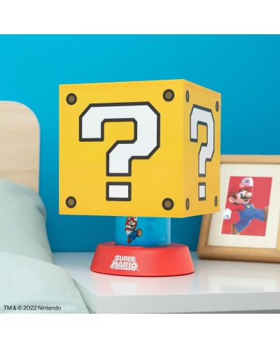 Svjetiljka Paladone Games: Super Mario Bros. - Question Block - 4