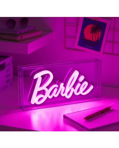 Svjetiljka Paladone Mattel: Barbie - Logo - 4