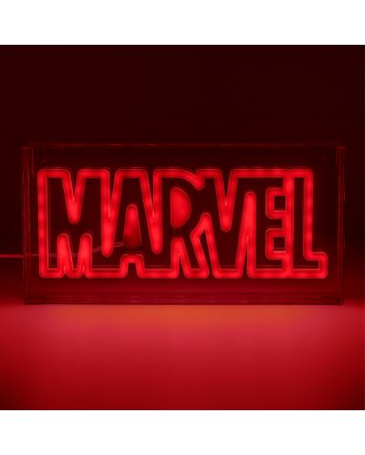 Svjetiljka Paladone Marvel: Marvel - Logo - 5