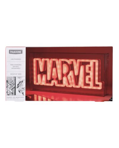 Svjetiljka Paladone Marvel: Marvel - Logo - 2