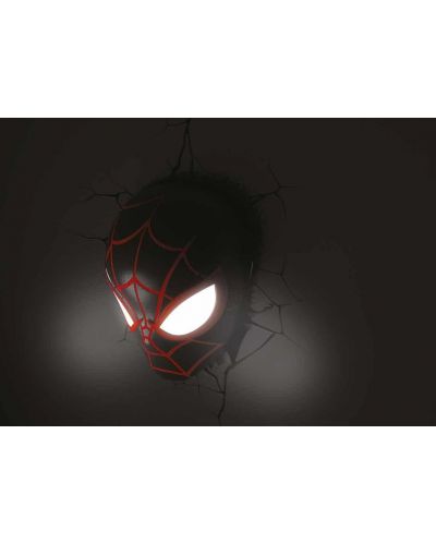 Svjetiljka 3DLightFX Marvel: Spider-man - Miles Morales Face - 2