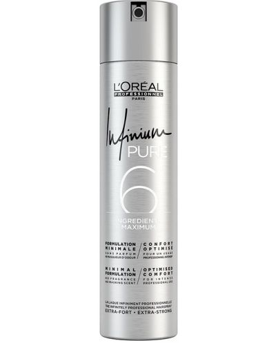 L'Oréal Professionnel Infinium Lak za kosu Pure, Extra Strong, 300 ml - 1