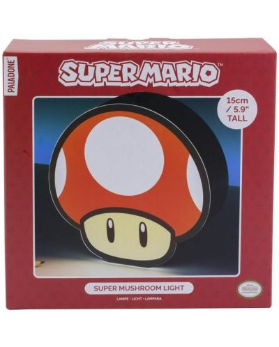 Svjetiljka Paladone Games: Super Mario Bros. - Super Mushroom - 4