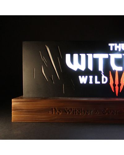 Svjetiljka Neamedia Icons Games: The Witcher - Wild Hunt Logo, 22 cm - 7