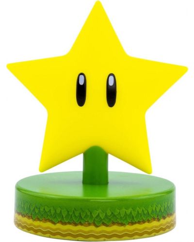 Svjetlo Paladone Games: Super Mario - Super Star - 1