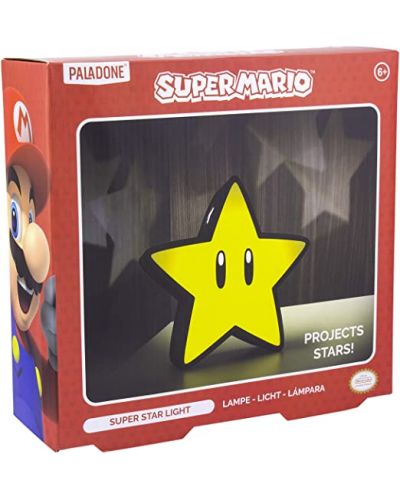 Svjetiljka Paladone Games: Super Mario - Super Star (projektor) - 3