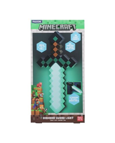 Svjetiljka Paladone Games: Minecraft - Diamond Sword - 2