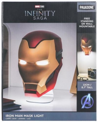 Svjetiljka Paladone Marvel: Iron Man - The Iron Man Mask - 2