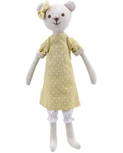 Lutka od lana The Puppet Company – Medvjedica, 30 cm - 1
