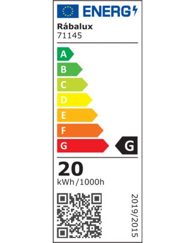 LED Luster Rabalux - Remiel 71145, IP20, 230V, 20W, crni mat - 5
