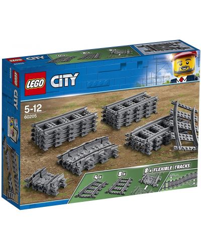 Konstruktor Lego City – Tračnice (60205) - 1