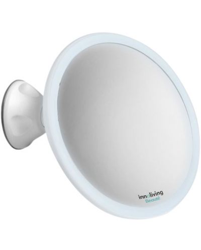 LED kozmetičko ogledalo Innoliving - INN - 804, Ø16 cm, Povećanje 5X - 1