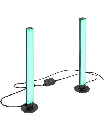 LED stolna svjetiljka Rabalux - Paco 76014, 5W, prigušiva, crna, 2 komada - 2