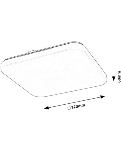 LED stropna svjetiljka Rabalux - Vendel 71108, IP 20, 18 W, 230 V, bijela - 5