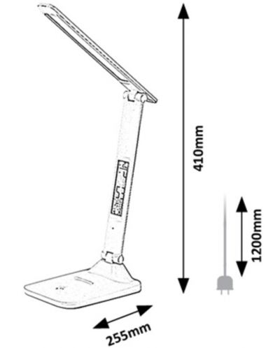 LED Stolna svjetiljka Rabalux - Deshal 74015, IP2 0, 5 W, prigušiva, bijela - 8