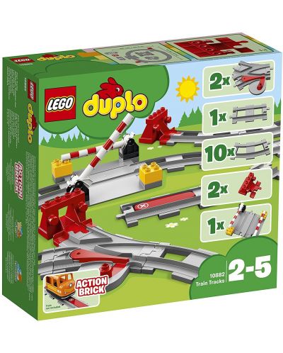 Konstruktor Lego Duplo – Tračnice (10882) - 1