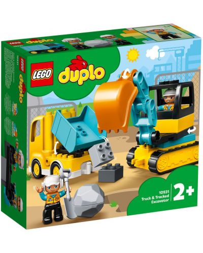 Konstruktor Lego Duplo Town – Utovarivač i kiper (10931) - 1