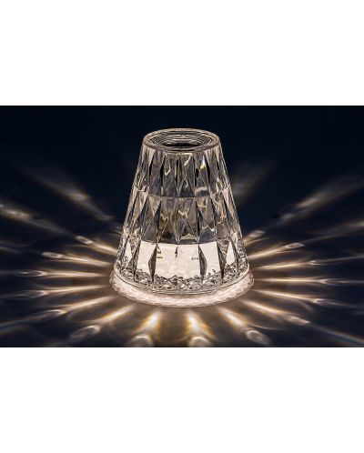 LED Stolna svjetiljka Rabalux - Siggy 76004, RGB, IP 20, 2 W, prozirna - 3