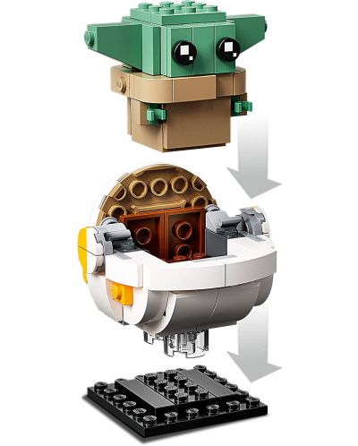 Konstruktor Lego Brickheads - The Mandalorian i dijete (75317) - 5